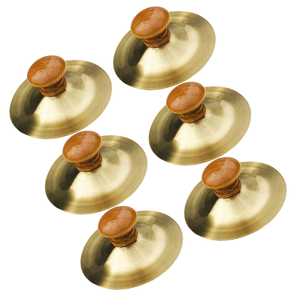 Kids Education Music - 6Pcs Kids Finger Cymbals Childsafe Metal