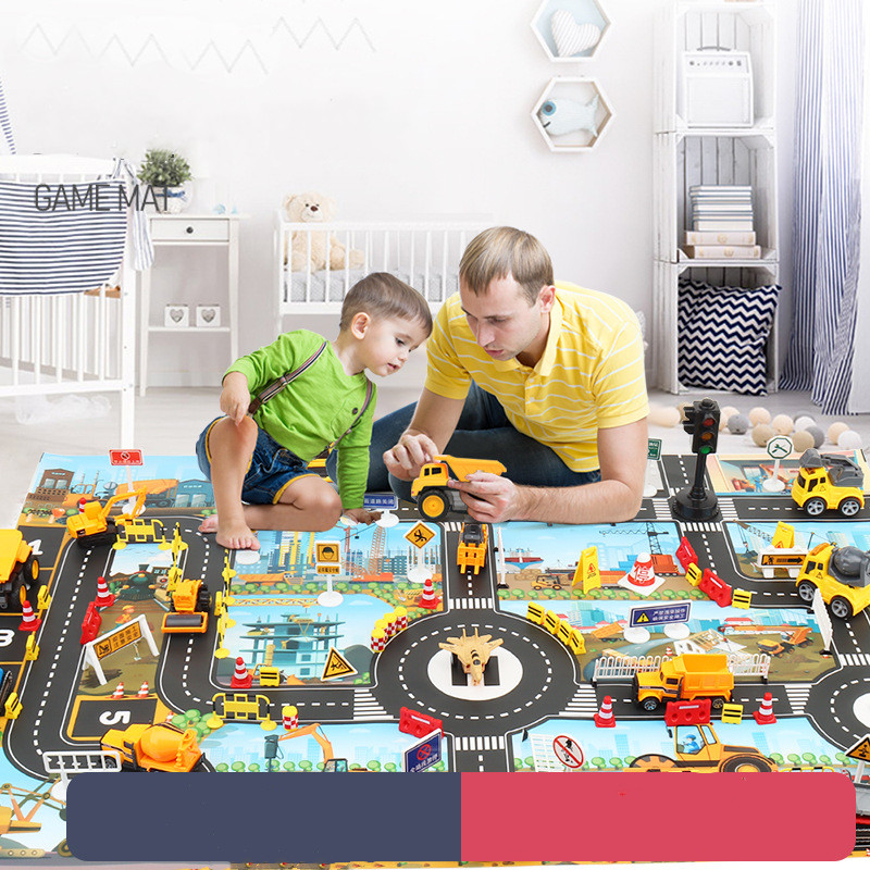 Kids Education Park - Hot Baby Play Mat Road Map