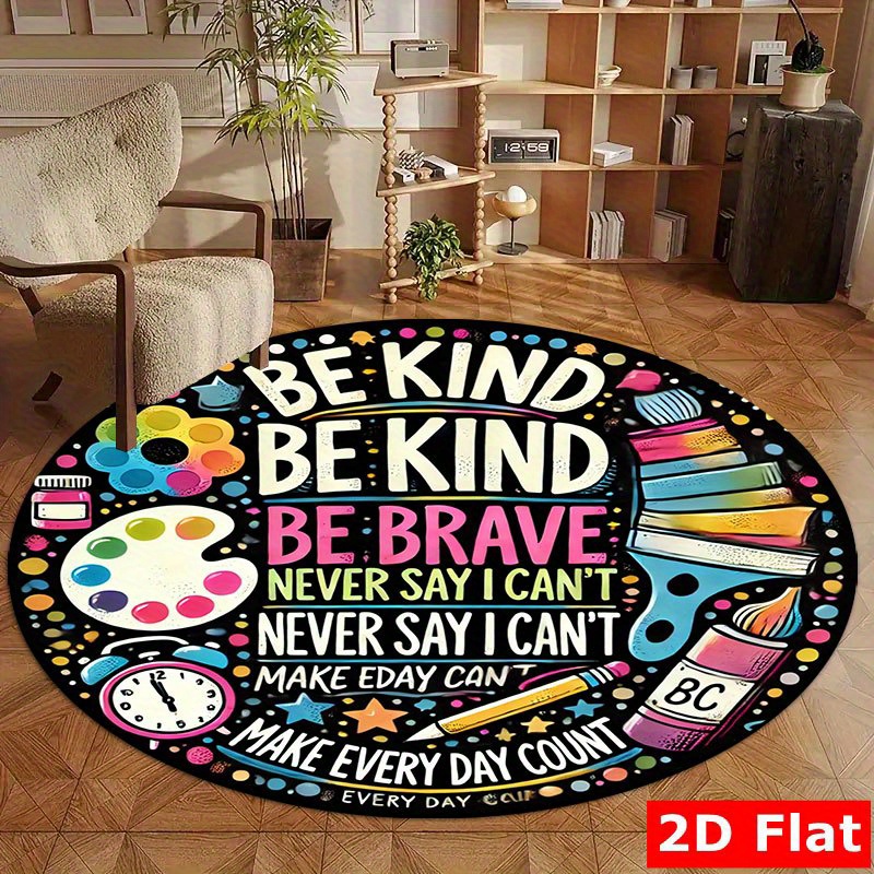 Be Kind Be Brave Motivational  - Kids Education Motivation avaliação e preço