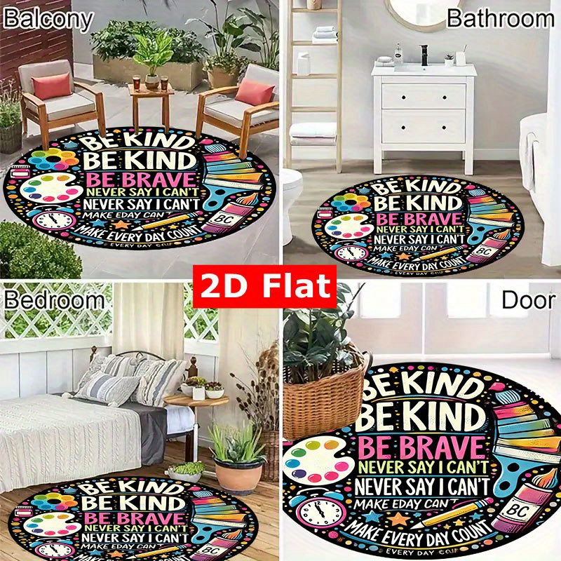 Be Kind Be Brave Motivational  - Kids Education Motivation avaliação e preço
