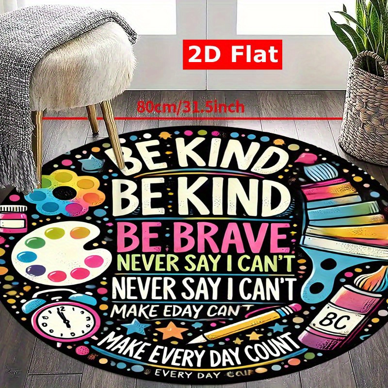Be Kind Be Brave Motivational  - Kids Education Motivation avaliação e preço