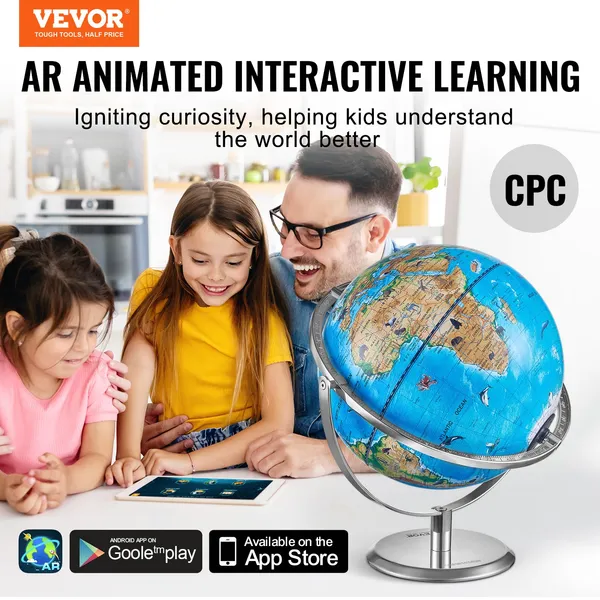 VEVOR Educational Globe for Ki - Globe Interactive Light avaliação e preço