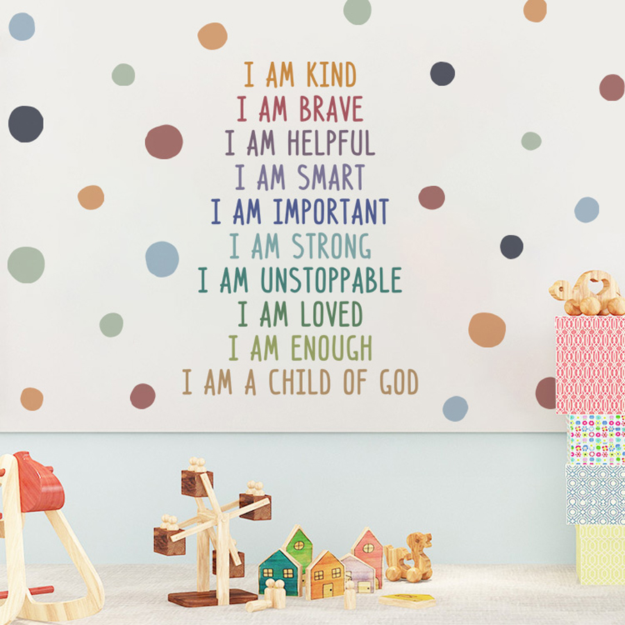 Positive Kid Classroom Wall Pi - Kids Education Motivation avaliação e preço