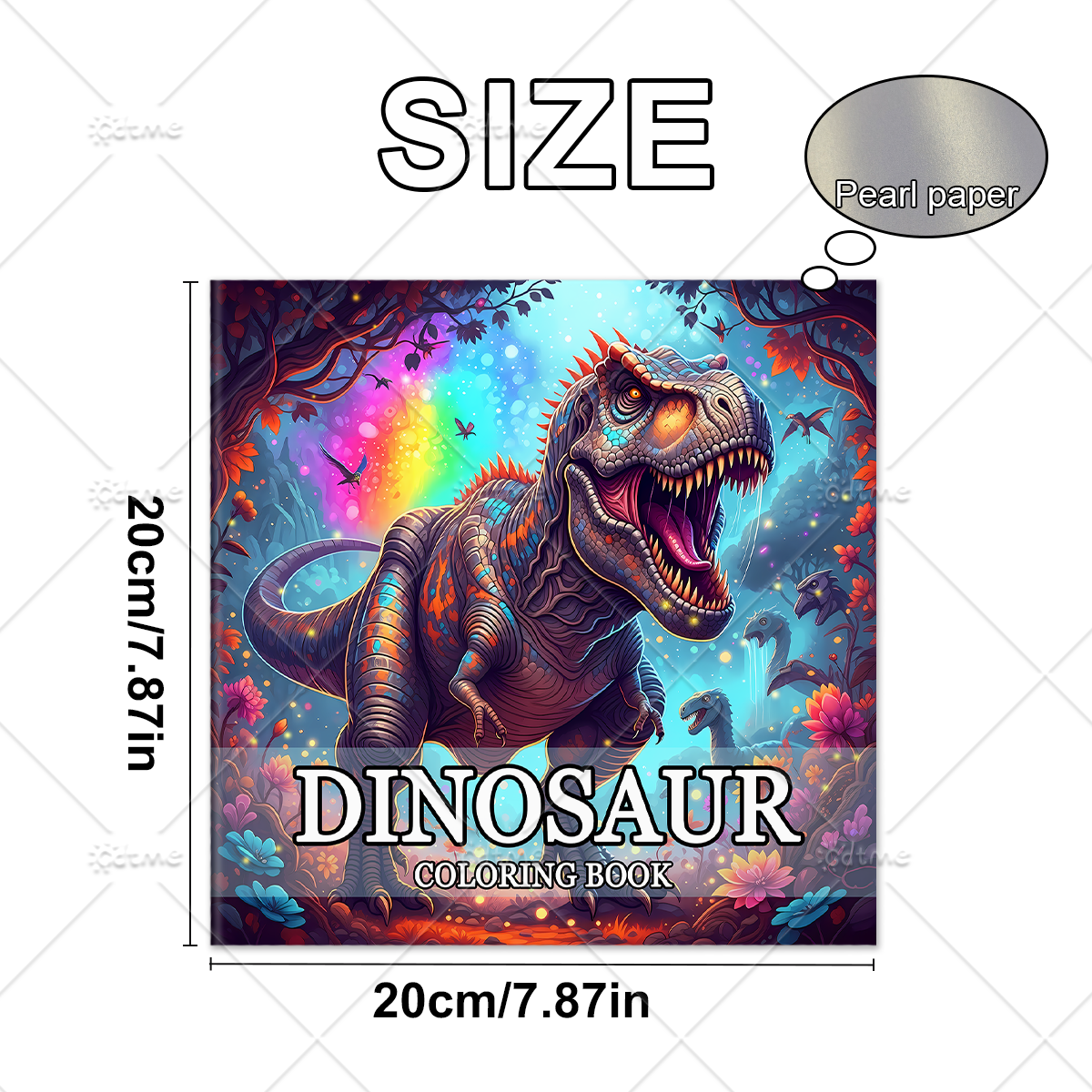 DINOSAUR Coloring Book Adult R - Kids Education Books avaliação e preço
