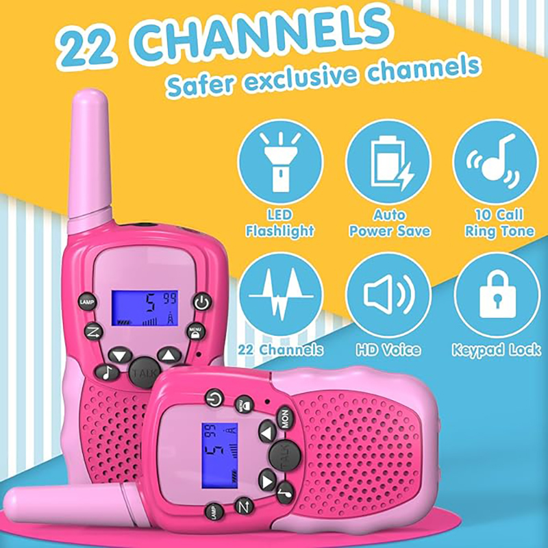 Kids Walkie Talkies 3 Pack Rec - Kids Education Channel avaliação e preço