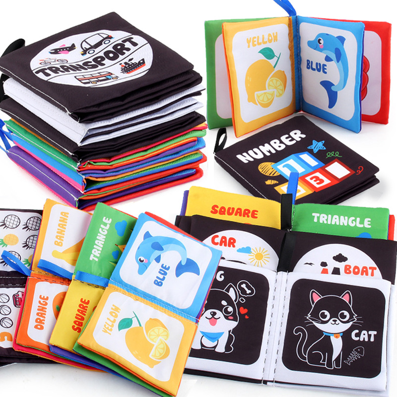 Baby Cloth Book for Newborns 0 - Kids Education Books avaliação e preço