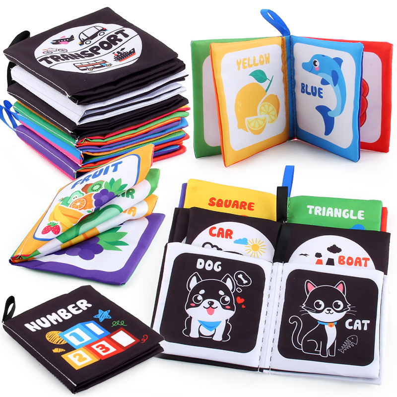 Baby Cloth Book for Newborns 0 - Kids Education Books avaliação e preço