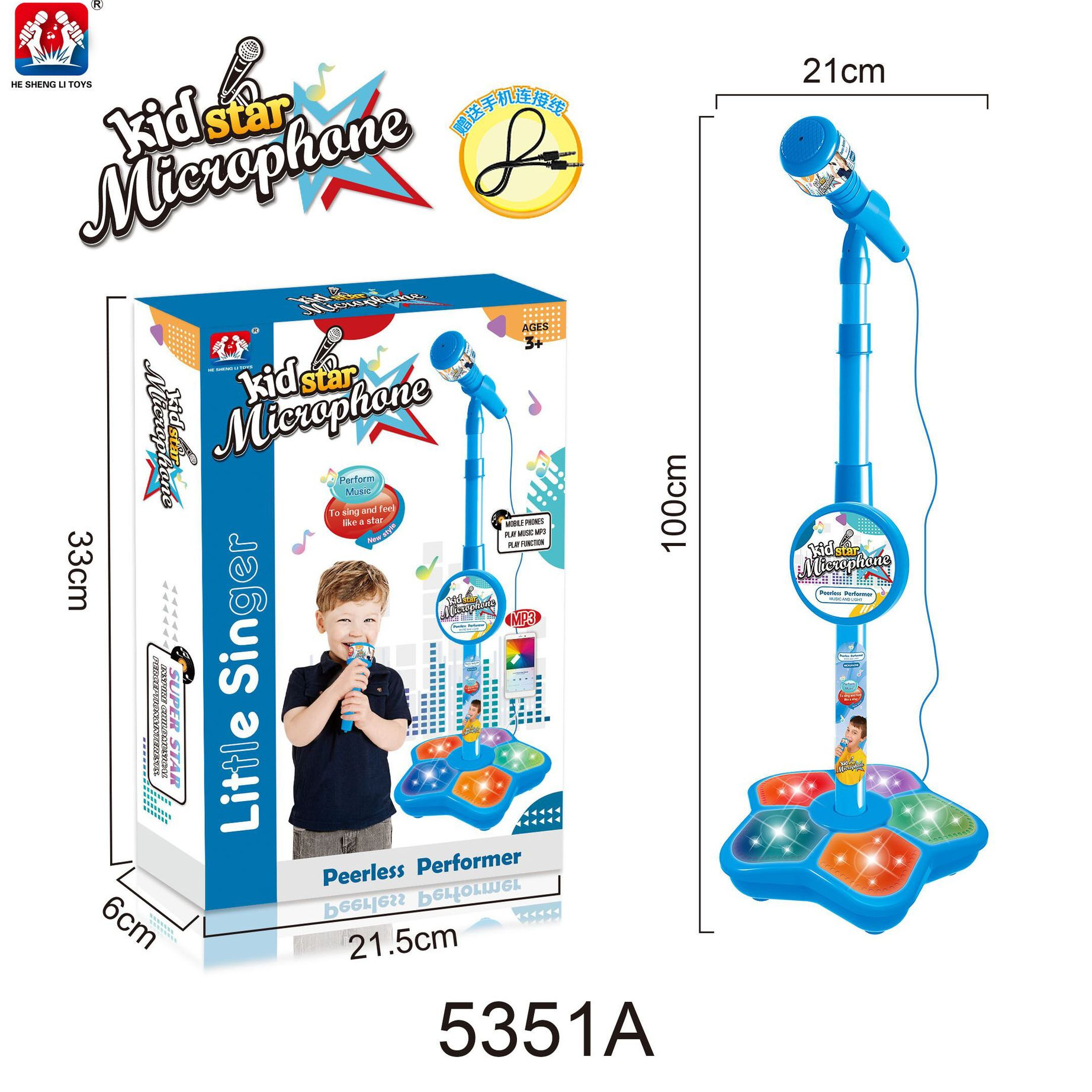 Kids Microphone with Stand, Ka - Kids Education Music avaliação e preço