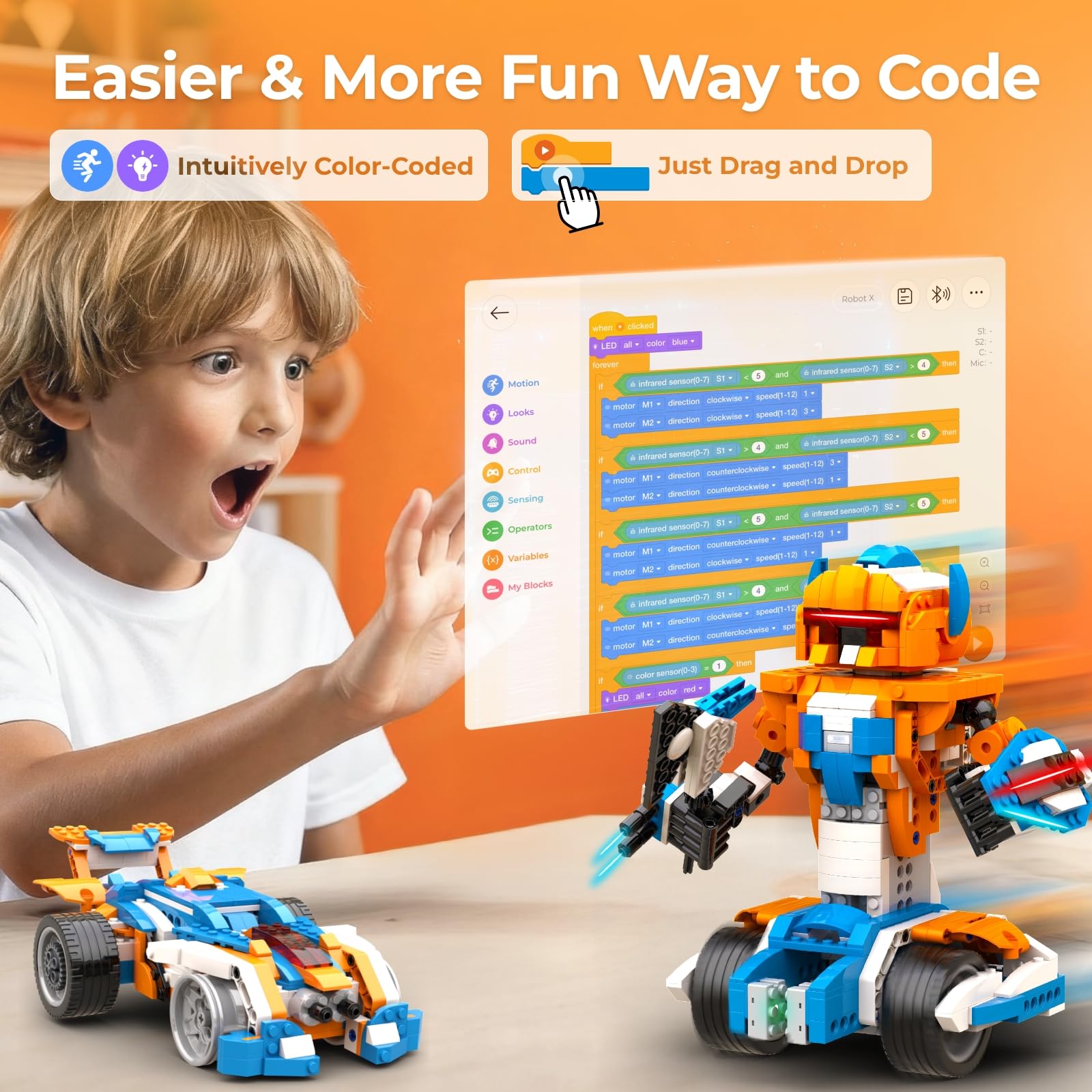 Apitor Robot X Building Kit 12 - Kids Education Free App avaliação e preço