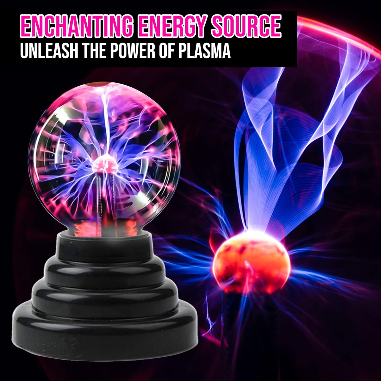 Plasma Ball Lamp, Activated St - Globe Interactive Light avaliação e preço