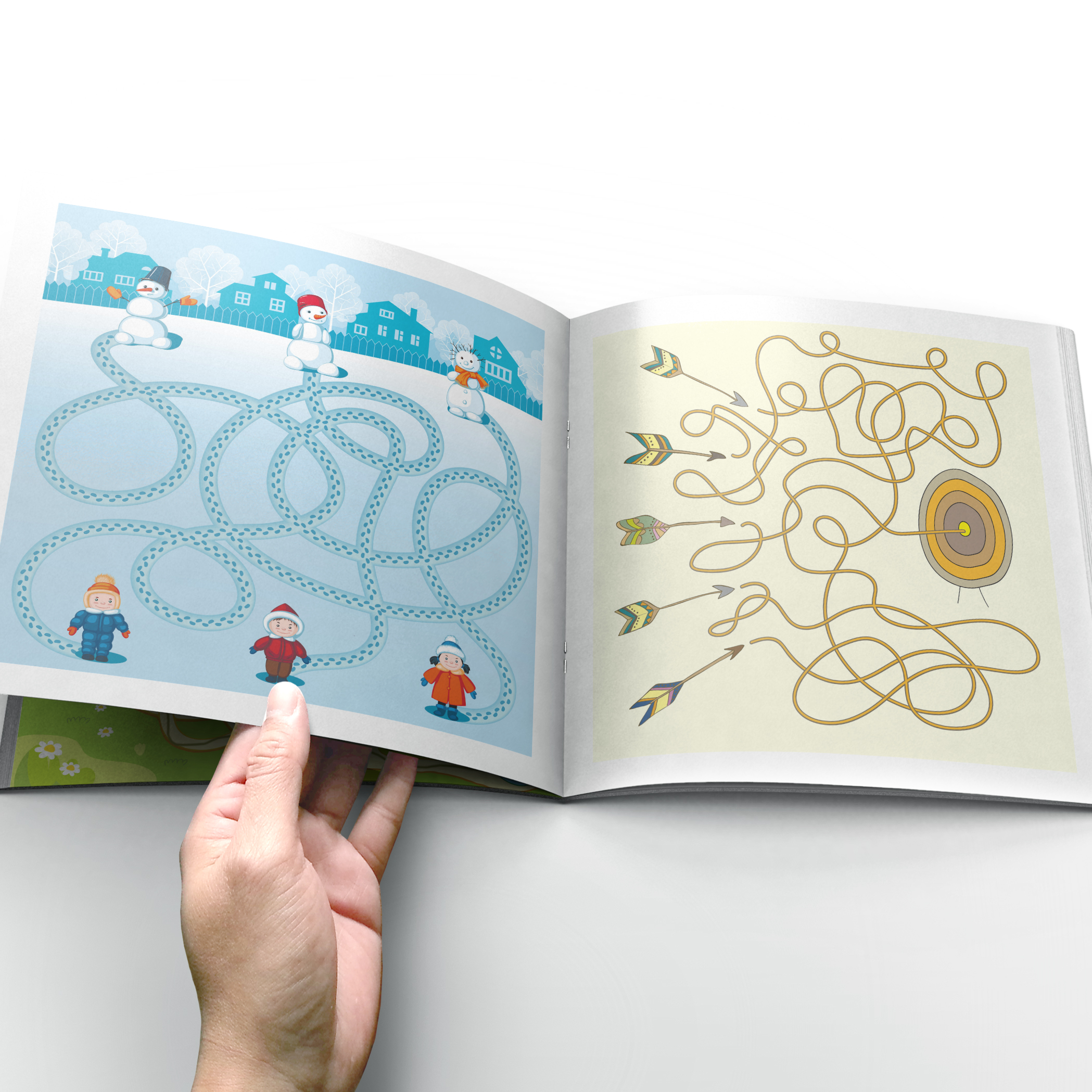 Interactive Maze Puzzle Book f - Kids Education Books avaliação e preço