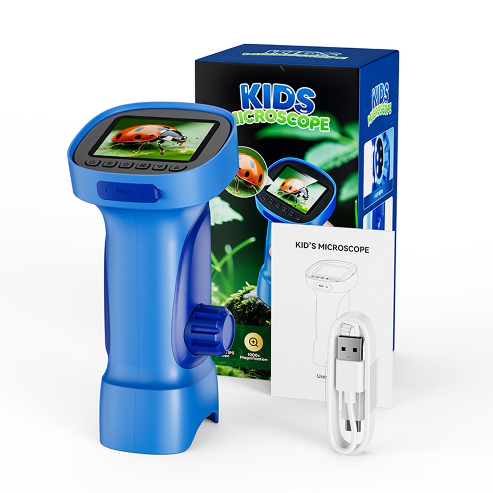 1000X Handheld Digital Microsc - Kids Definition Of Education avaliação e preço