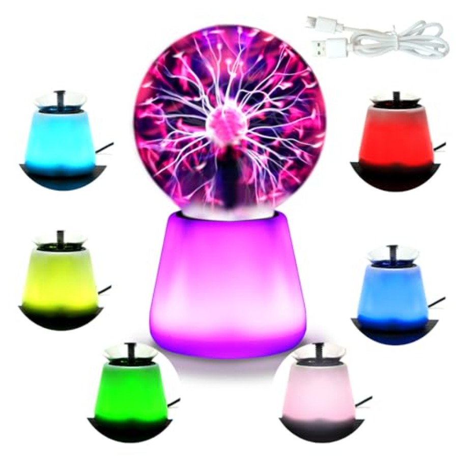 Plasma Ball Lamp Interactive T - Globe Interactive Light avaliação e preço