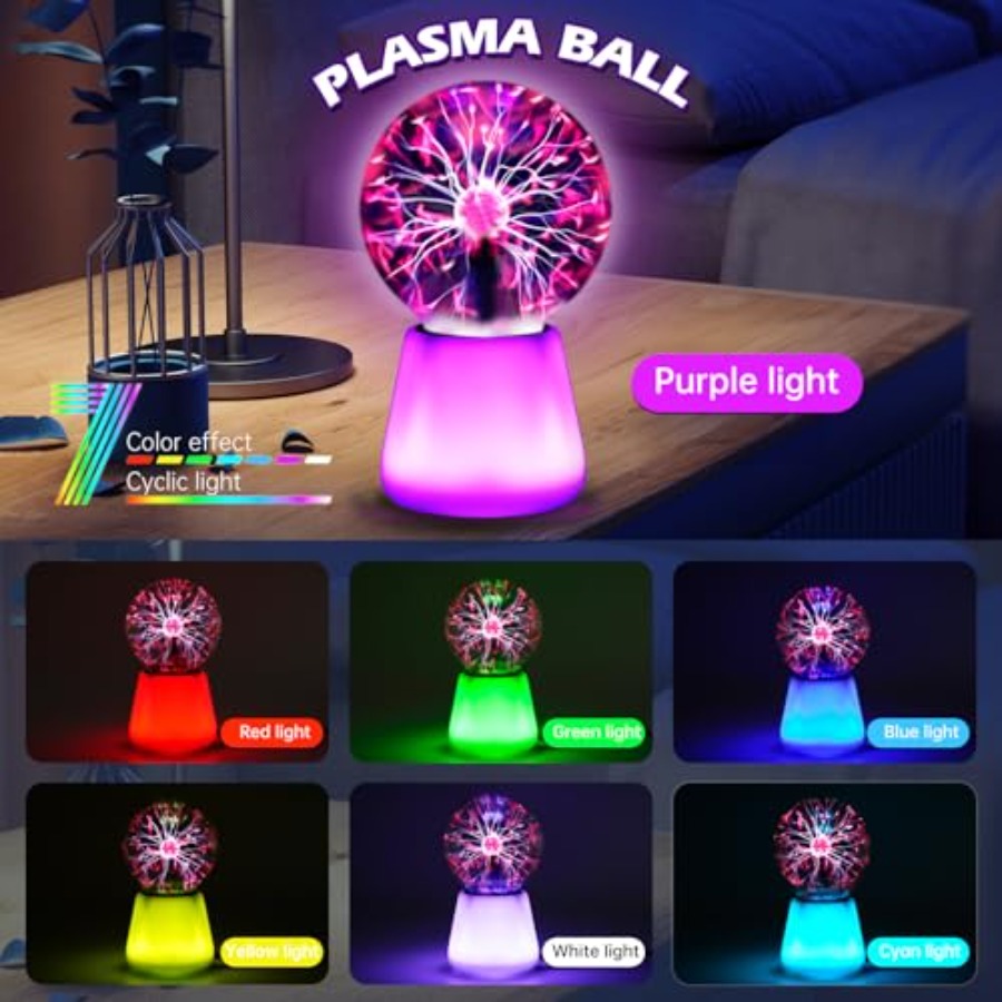 Plasma Ball Lamp Interactive T - Globe Interactive Light avaliação e preço