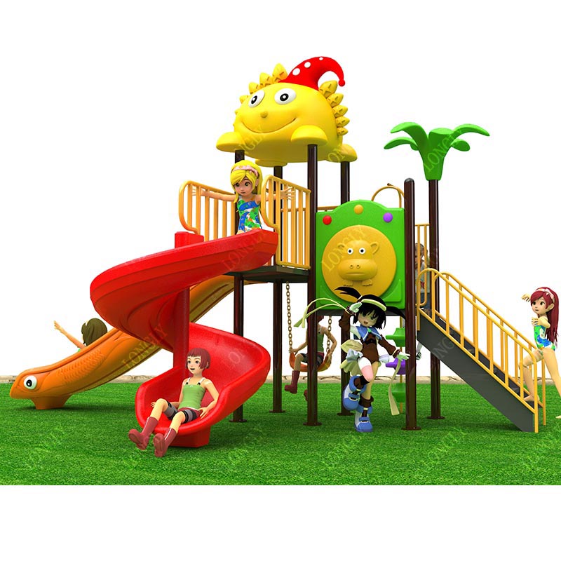 Commercial Plastic Slide 450x2 - Kids Education Park avaliação e preço