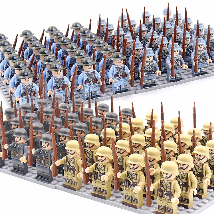 24pcs WW2 Military Army Soldie - Kids Education Uk avaliação e preço