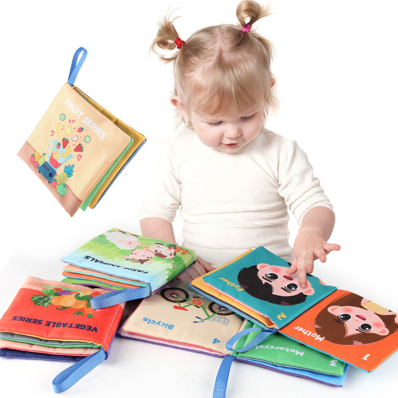 [J] Cloth Book For Early Educa - Kids Education Books avaliação e preço