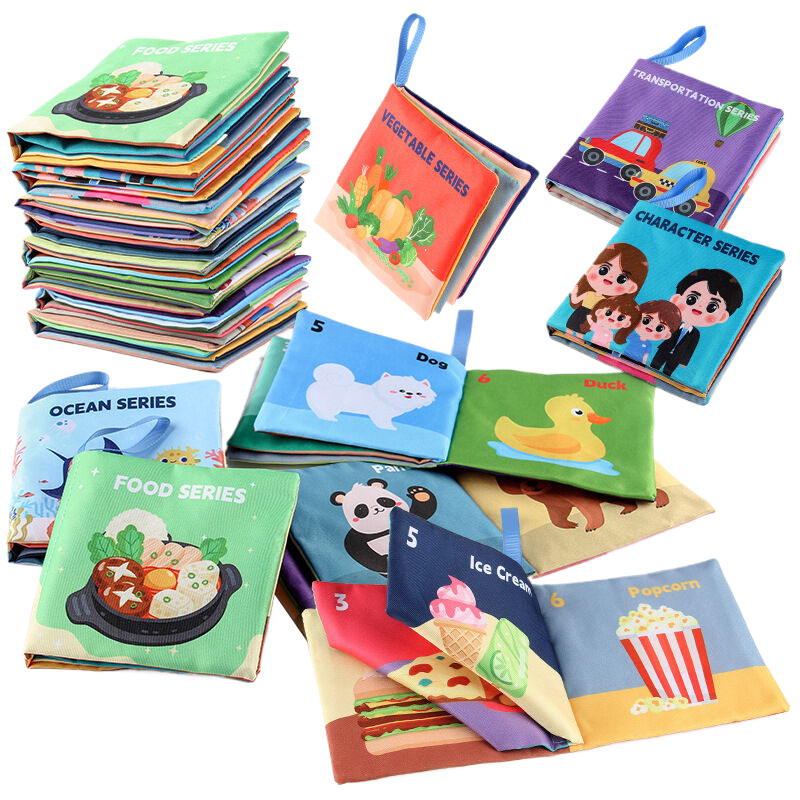 [J] Cloth Book For Early Educa - Kids Education Books avaliação e preço