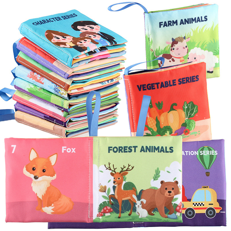 [J] Cloth Book For Early Educa - Kids Education Books avaliação e preço