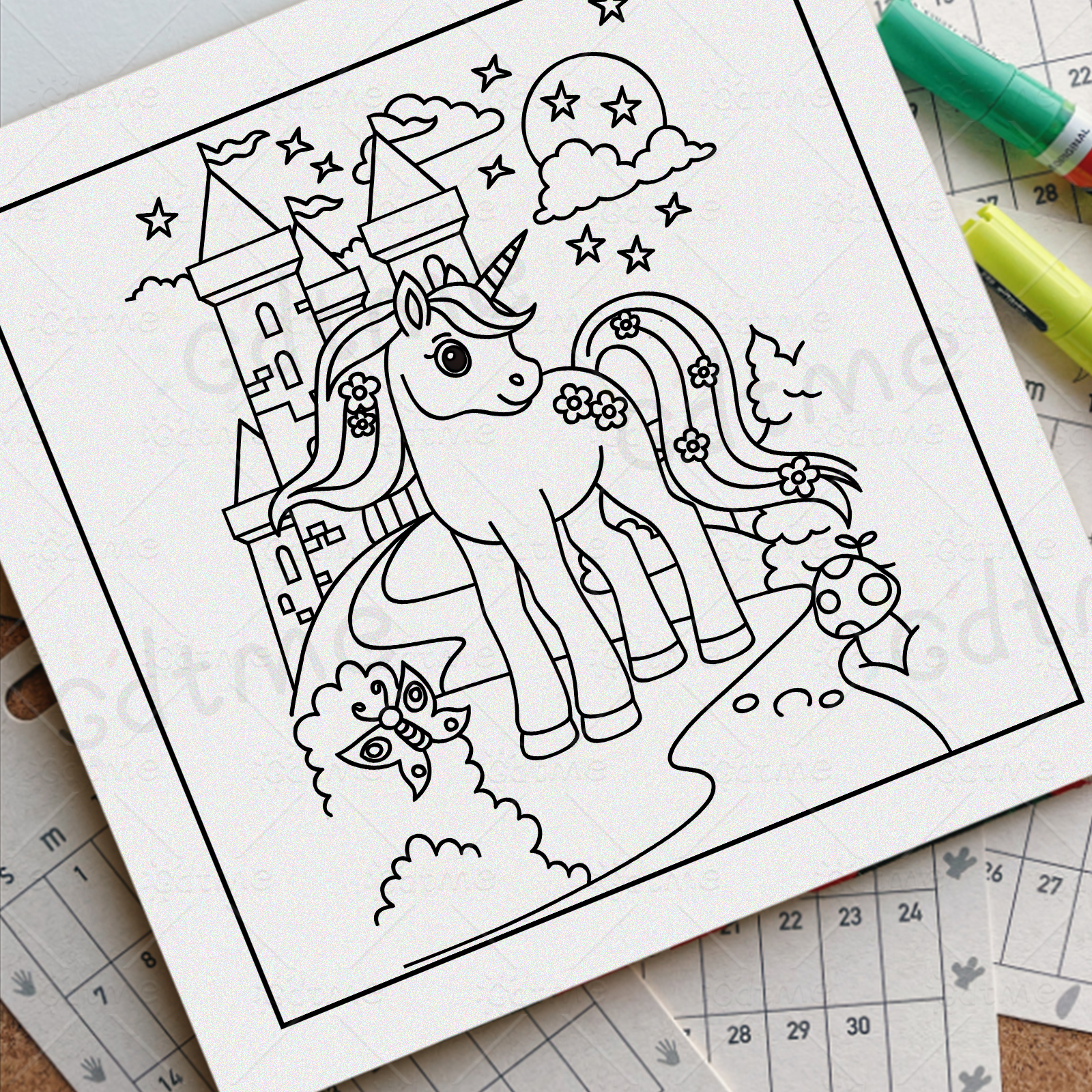 Magical Friends Coloring Book  - Kids Education Books avaliação e preço