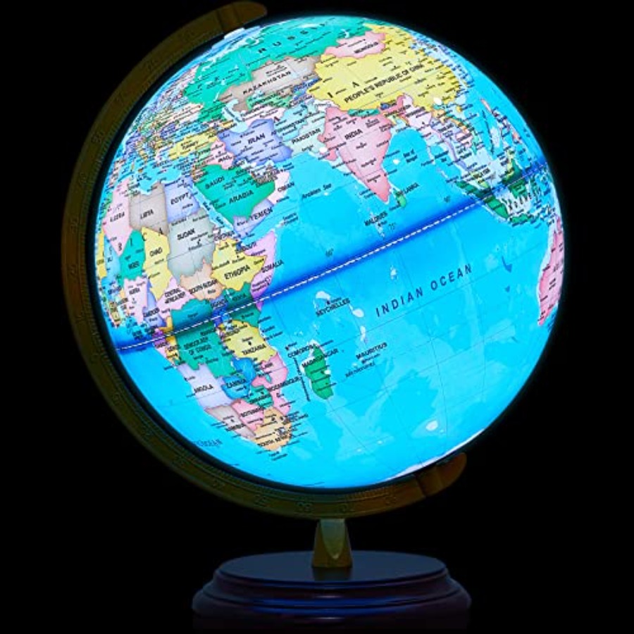 13'' Illuminated World Globe f - Globe Interactive Light avaliação e preço