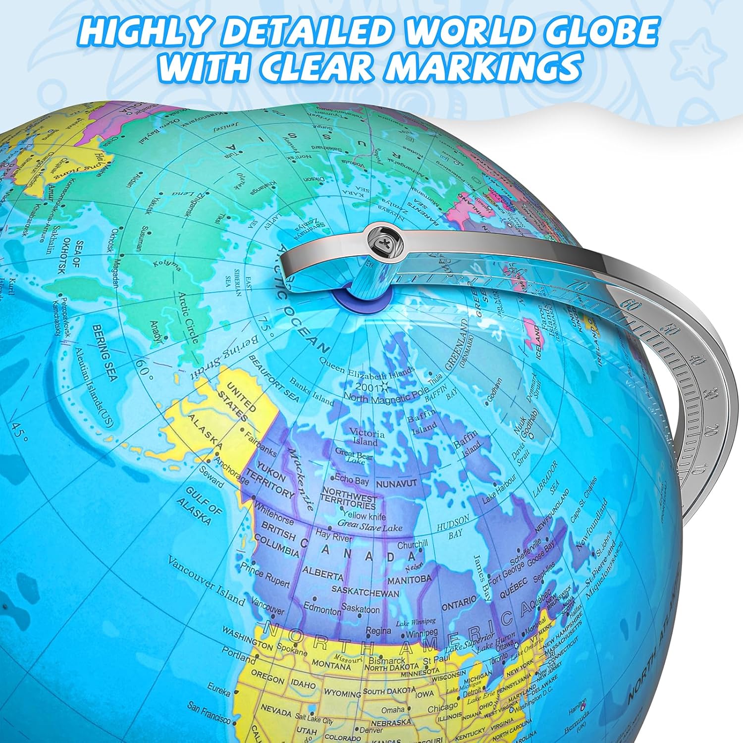 12-Inch Illuminated World Glob - Globe Interactive Light avaliação e preço