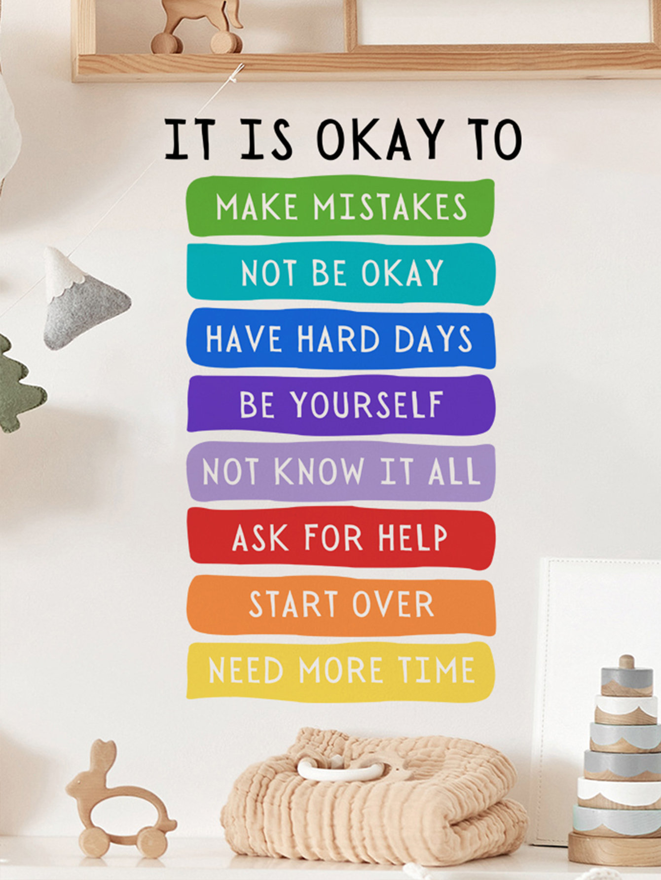 It's Okay to Not be Okay Poste - Kids Education Motivation avaliação e preço