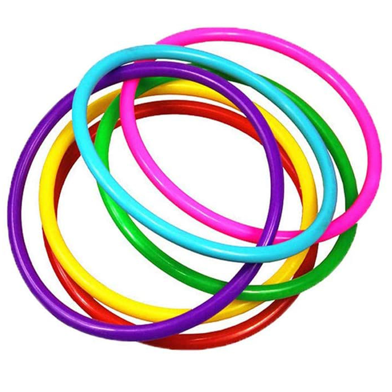 10 Pcs Plastic Toss Rings Targ - Kids Education Park avaliação e preço