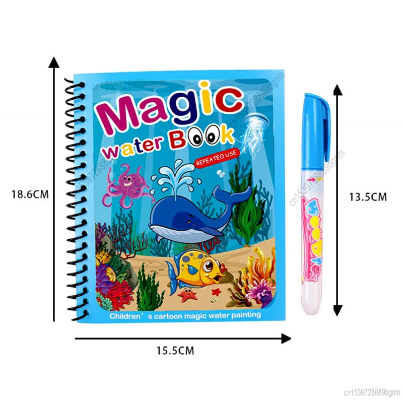 Cartoon Magic Water Painting C - Kids Education Books avaliação e preço