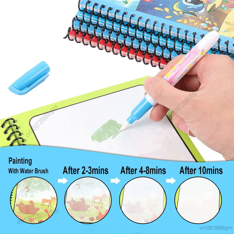 Cartoon Magic Water Painting C - Kids Education Books avaliação e preço