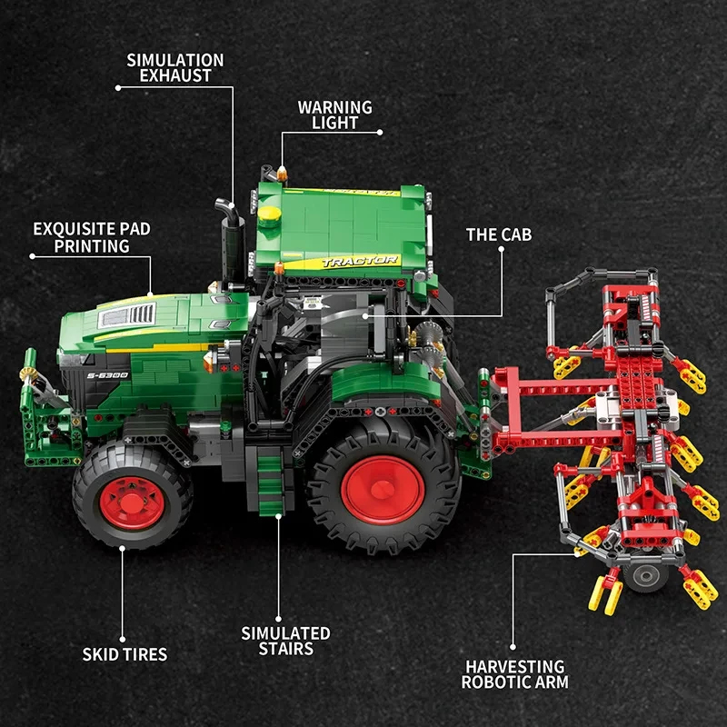 1664PCS Agricultural Tractor B - Kids Education Free App avaliação e preço