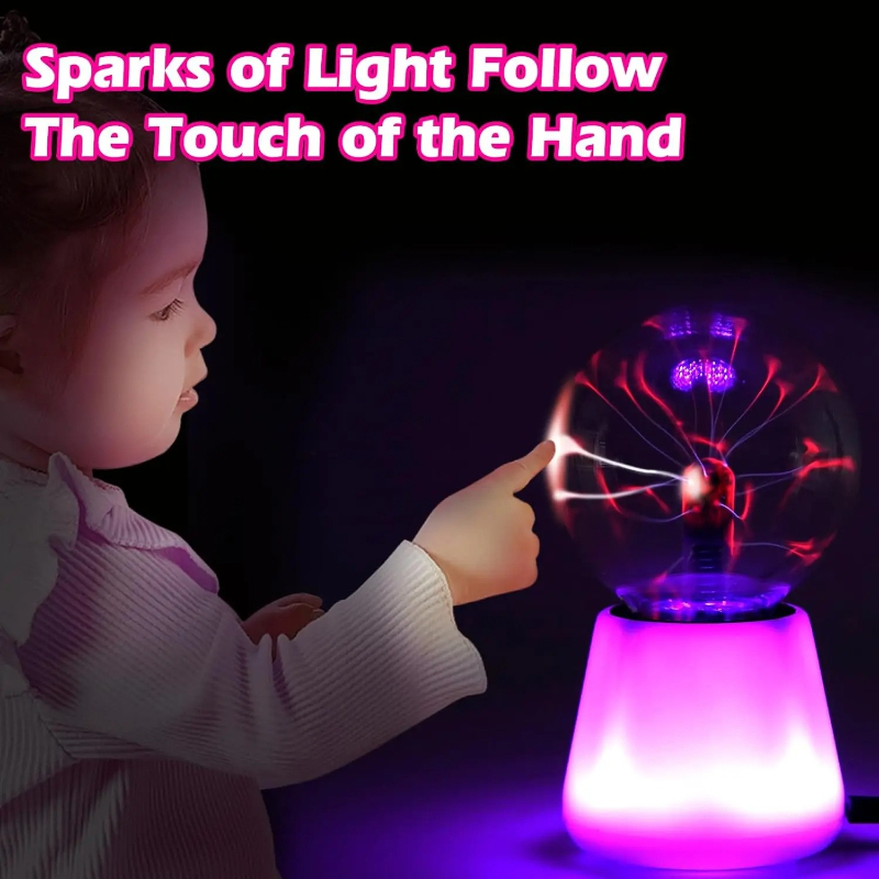 Plasma Ball Lamp Interactive T - Globe Interactive Light avaliação e preço