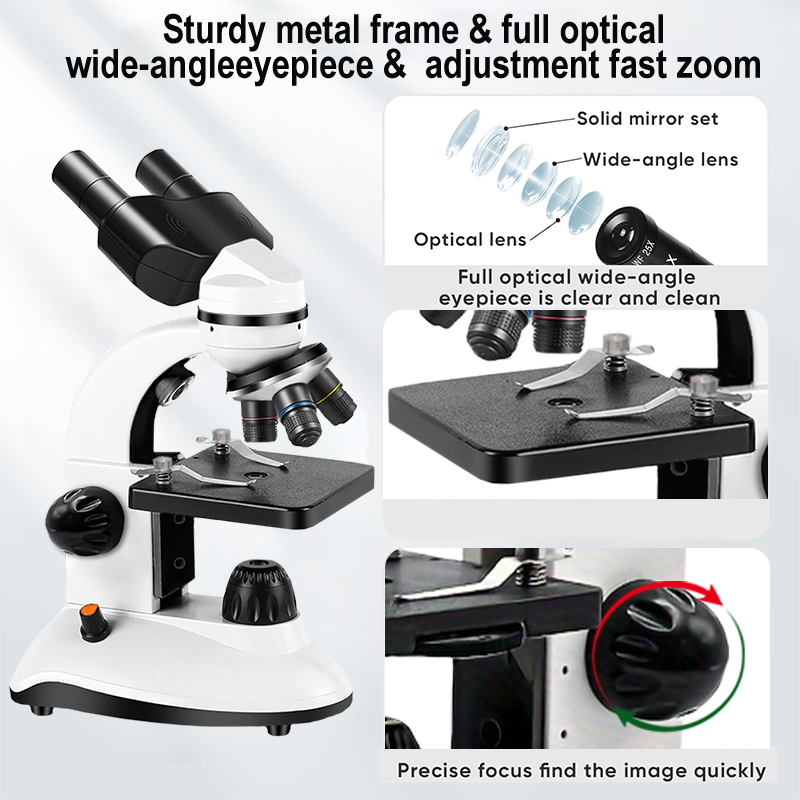 Binocular Microscope, High Def - Kids Definition Of Education avaliação e preço