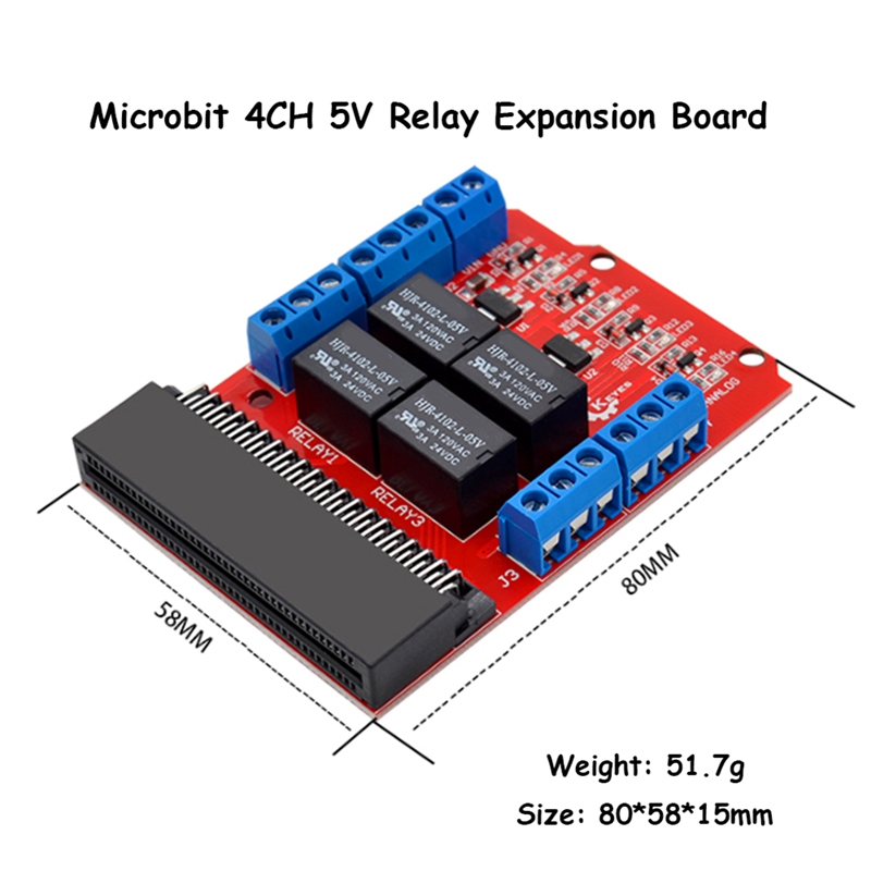 Microbit 4 Channel Relay Modul - Kids Education Channel avaliação e preço