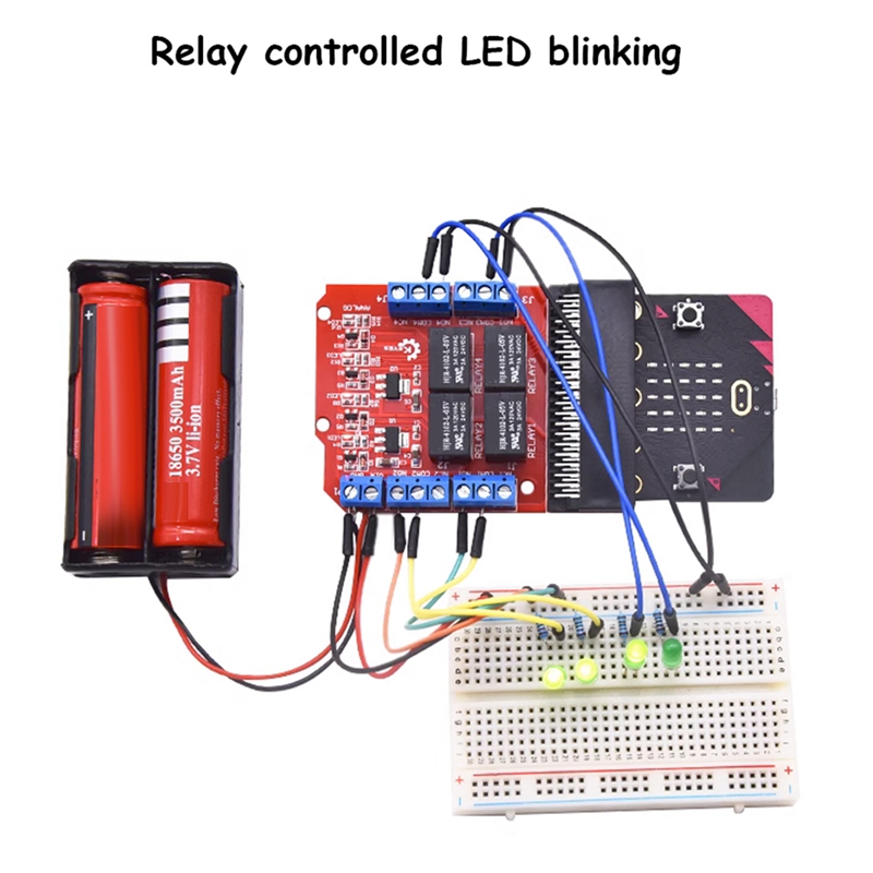 Microbit 4 Channel Relay Modul - Kids Education Channel avaliação e preço
