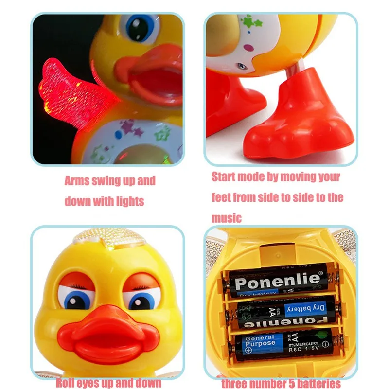 Electric Dancing Duck Toy Inte - Kids Education Music avaliação e preço