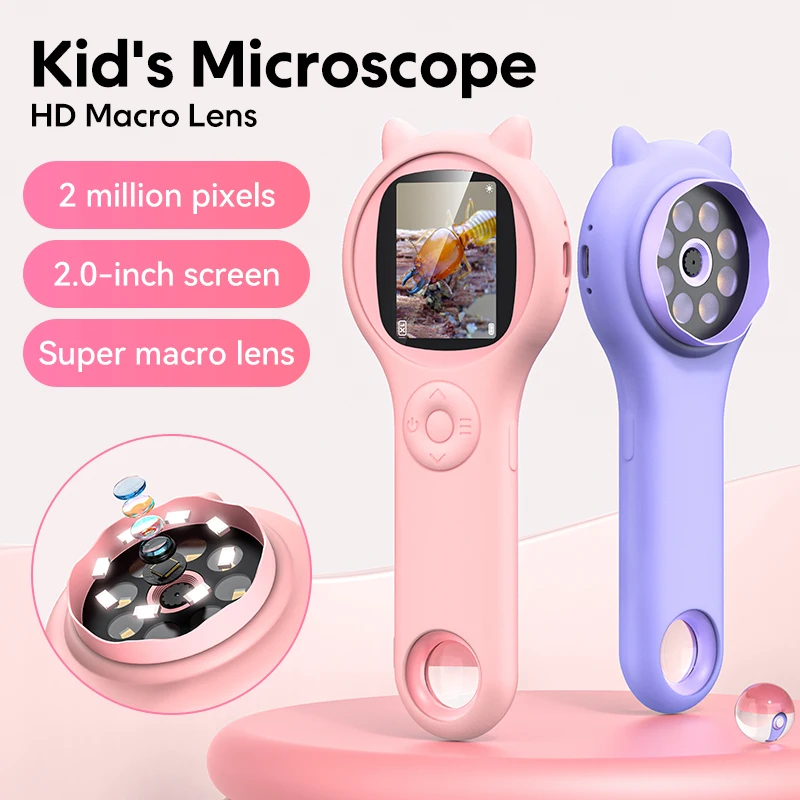 Kids Microscope Handheld Magni - Kids Definition Of Education avaliação e preço