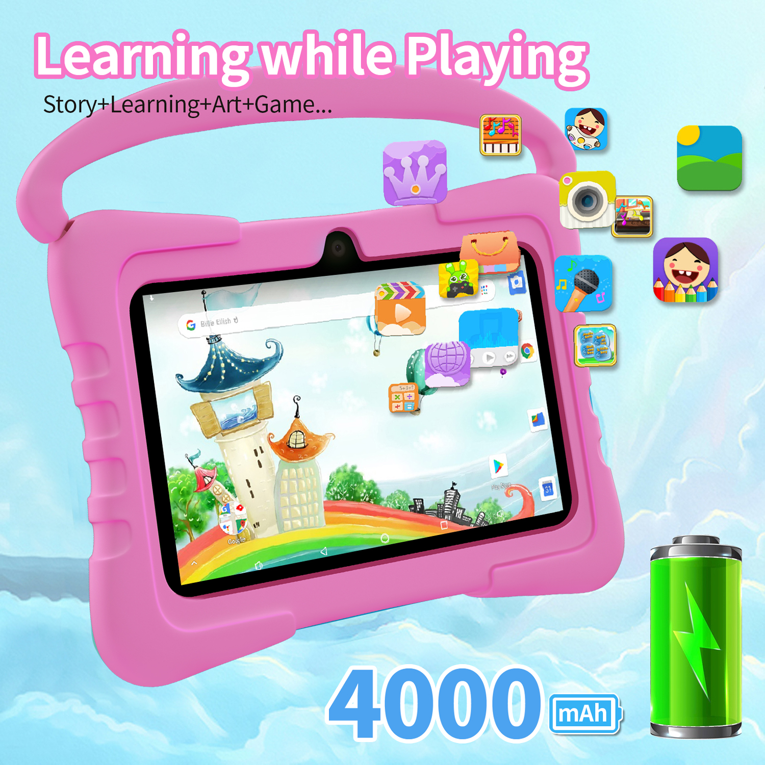 7.0 Inch Kids Tablet Android 1 - Kids Education Software For Pc avaliação e preço