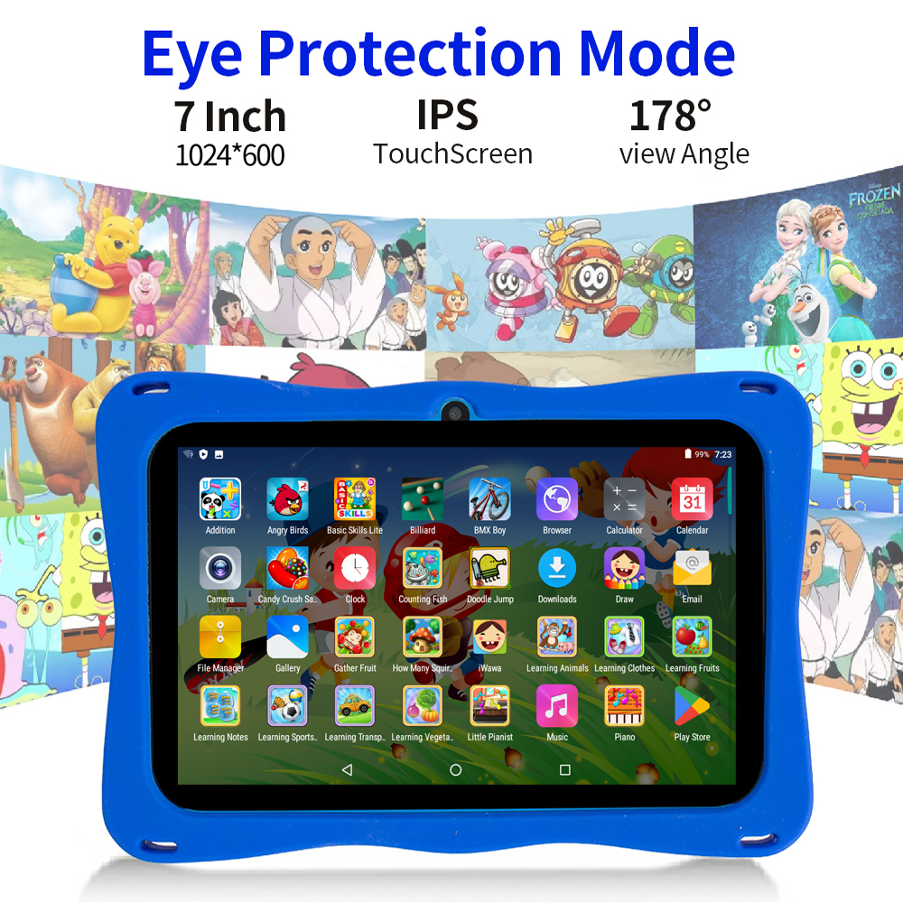 BDF Tablet for Kids 7 Inch And - Kids Education Software For Pc avaliação e preço