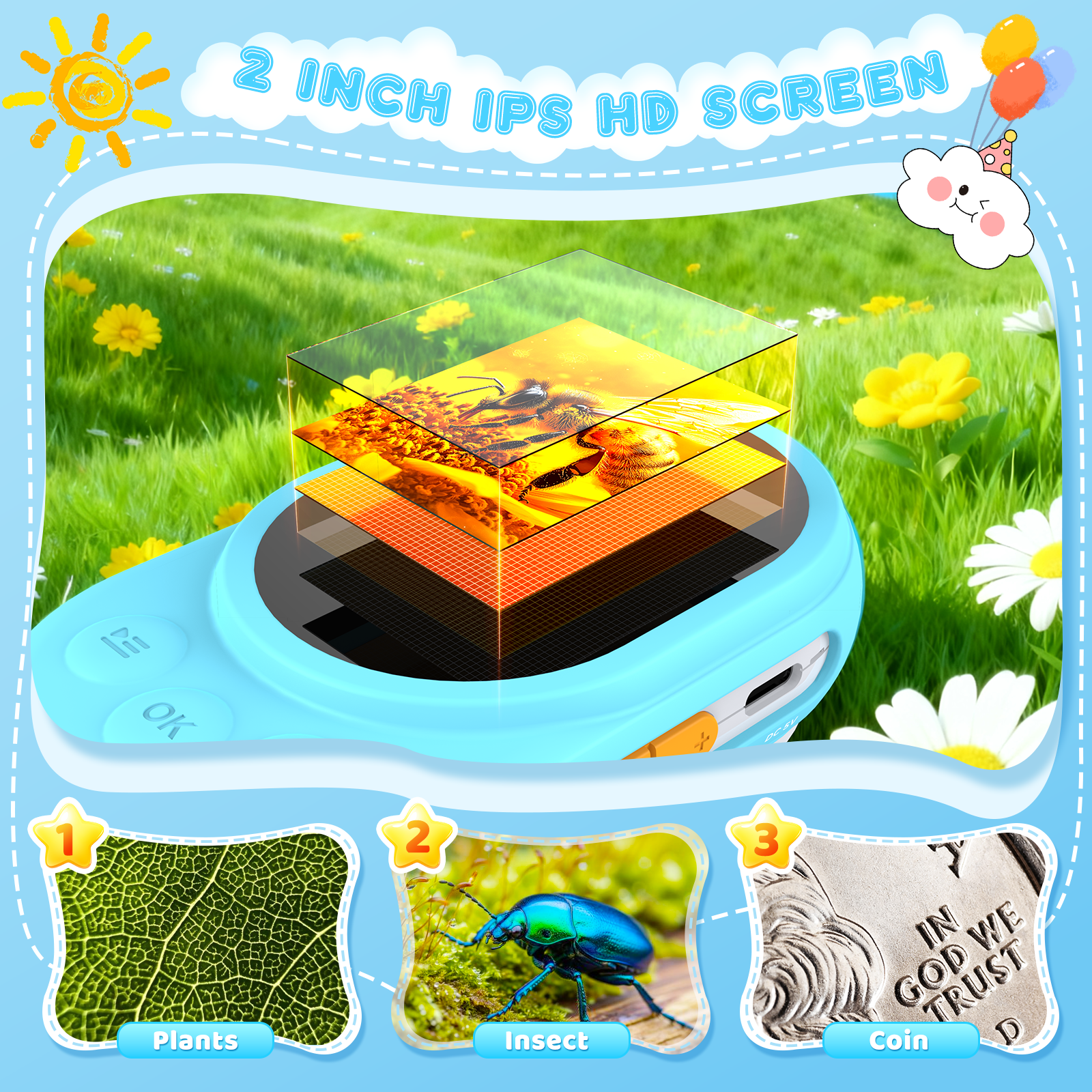 Kid MicroCam with 2-inch Scree - Kids Definition Of Education avaliação e preço