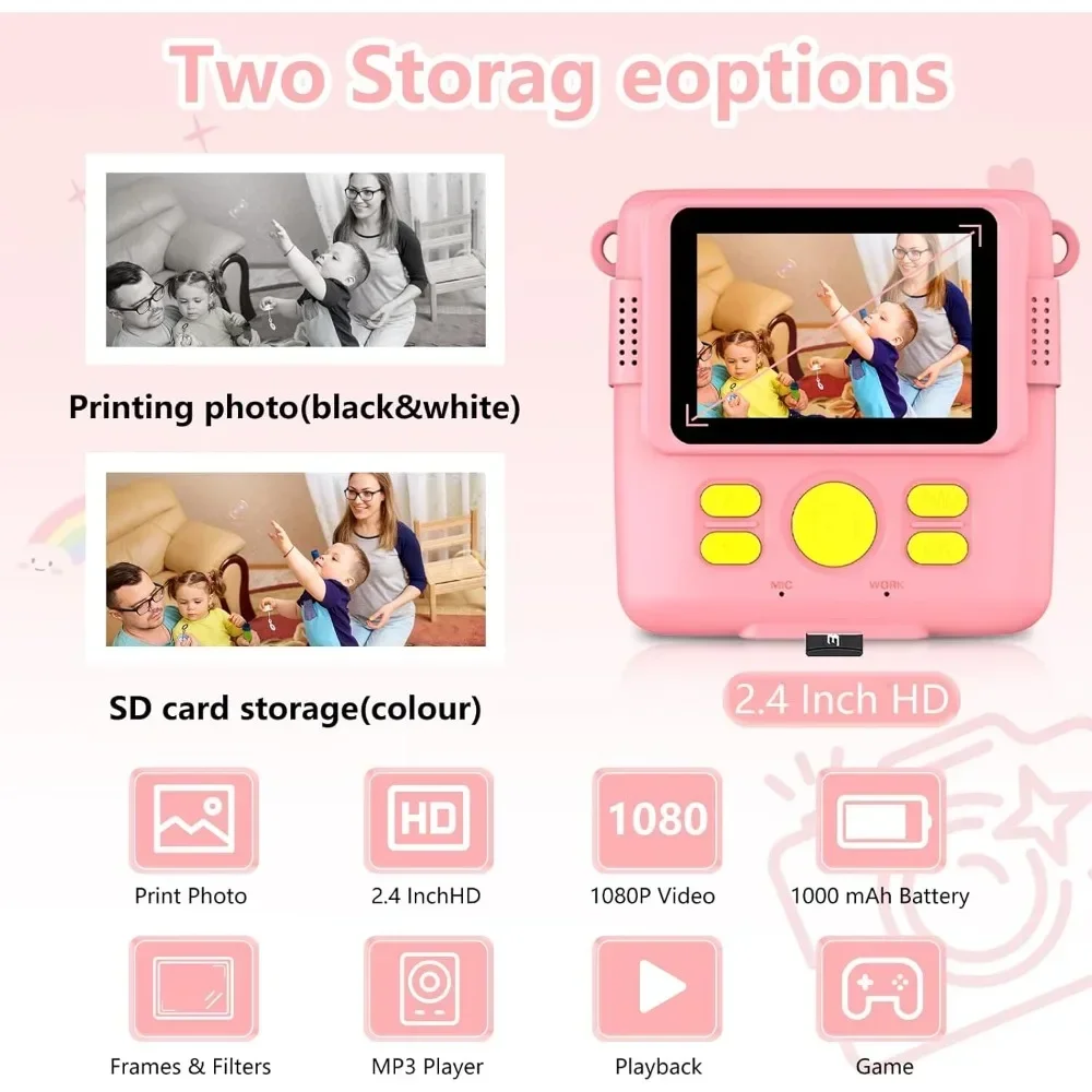 Instant Print Camera for Kids, - Kids Education Free App avaliação e preço