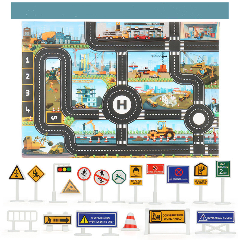 Hot Baby Play Mat Road Map Kid - Kids Education Park avaliação e preço