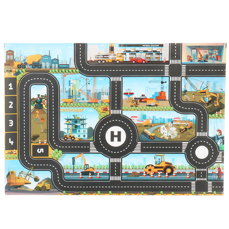 Hot Baby Play Mat Road Map Kid - Kids Education Park avaliação e preço