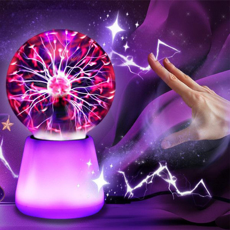 Plasma Ball Lamp Interactive T - Globe Interactive Light avaliação e preço