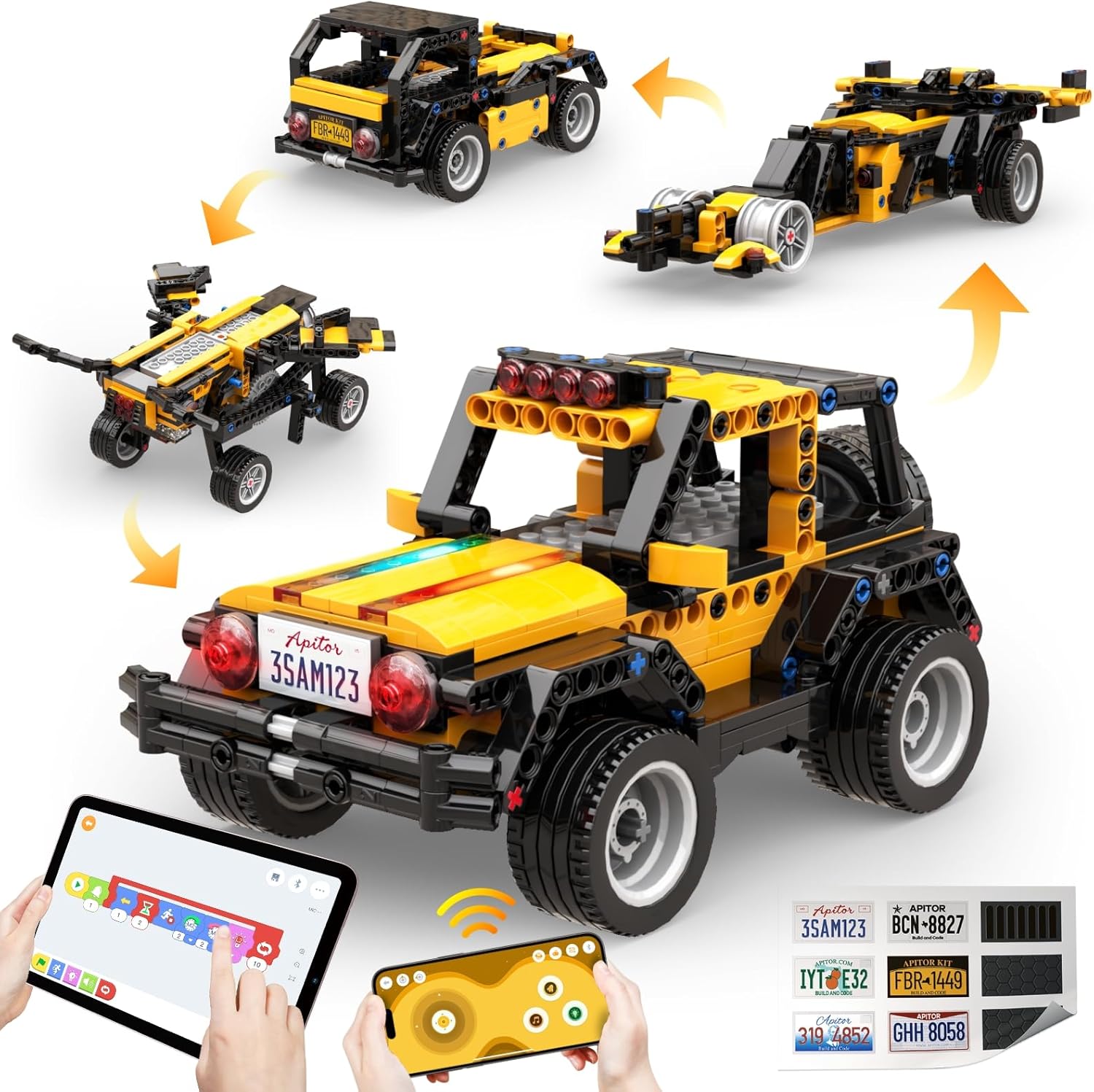 Apitor Robot R 4-in-1 STEM Bui - Kids Education Free App avaliação e preço