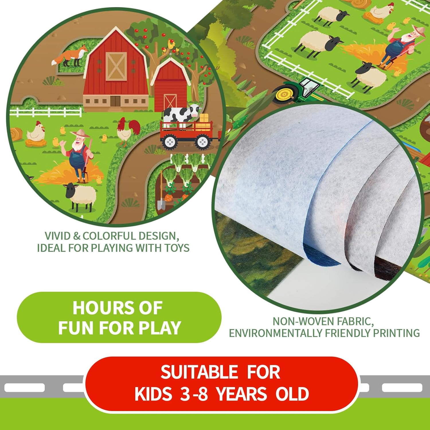 Kids Dream Mat Happy Farm Acti - Kids Educational Game avaliação e preço