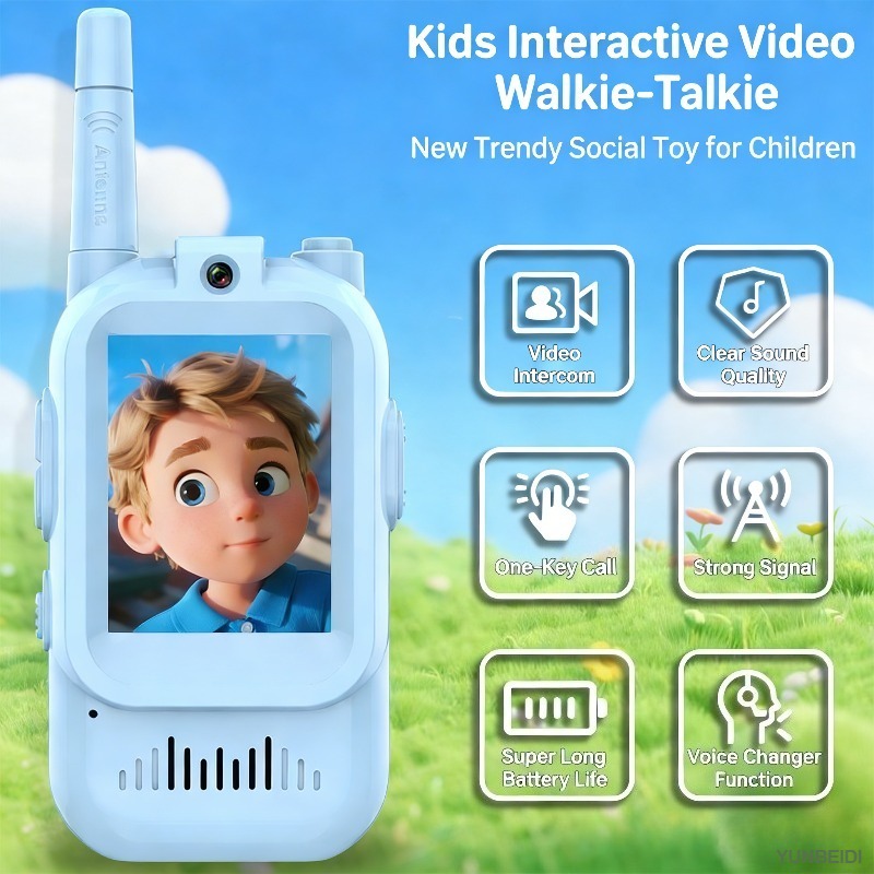 2PCS Kids Video Walkie Talkies - Kids Definition Of Education avaliação e preço