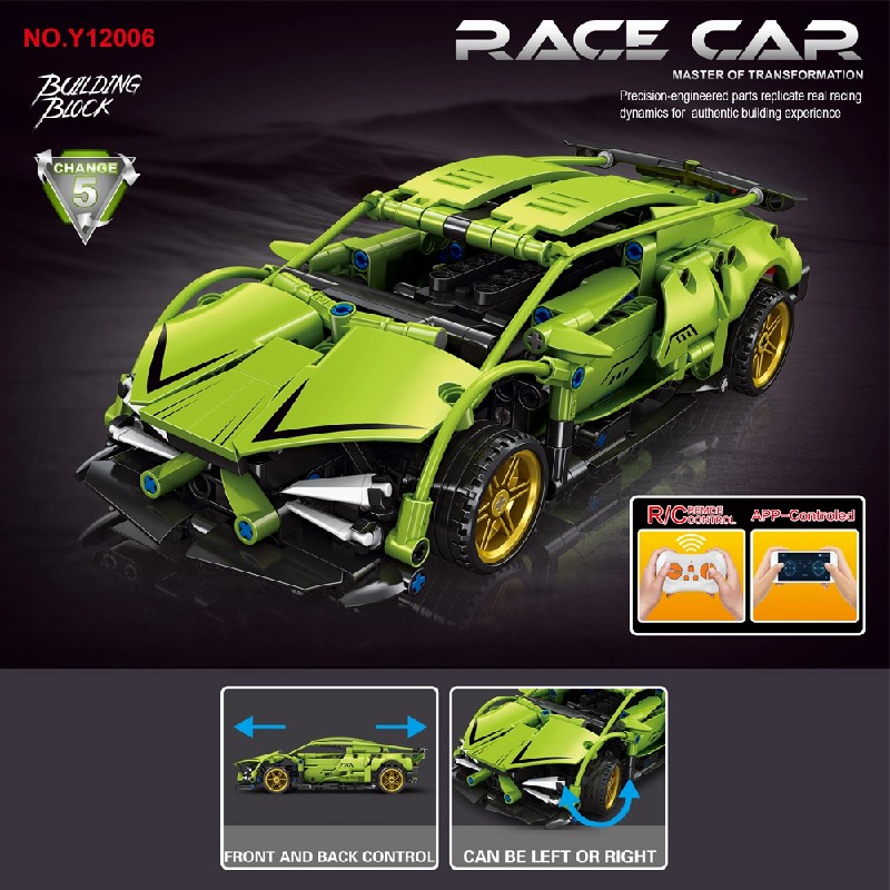 1:18 Green Sports Car Building - Kids Education Free App avaliação e preço