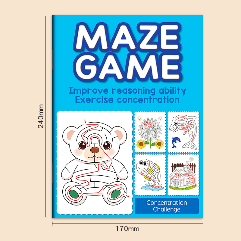 Maze Fun Drawing Book for Kids - Kids Definition Of Education avaliação e preço