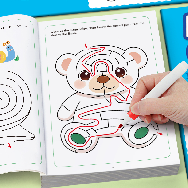 Maze Fun Drawing Book for Kids - Kids Definition Of Education avaliação e preço